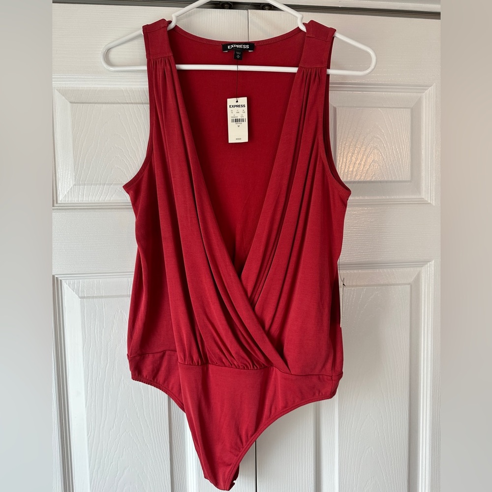 Express Red bodysuit size Medium